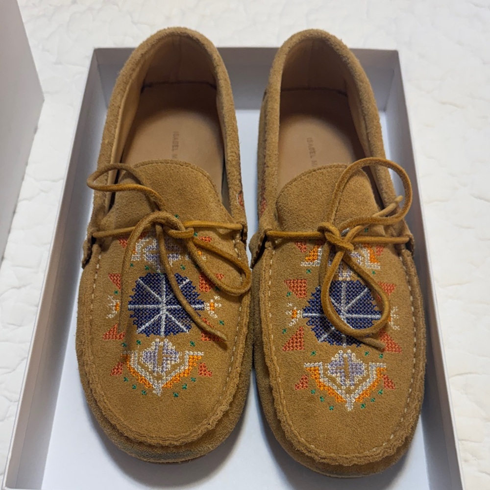 Isabel Marant embroidered loafers